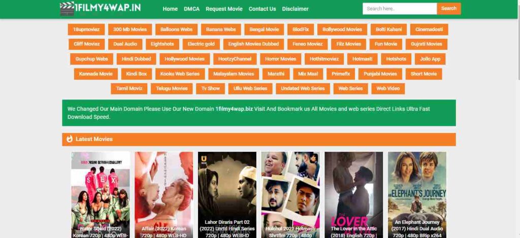 1filmy4wap 2022 Full Movie Download in Dual Audio 480p, 720p, 1080p Website