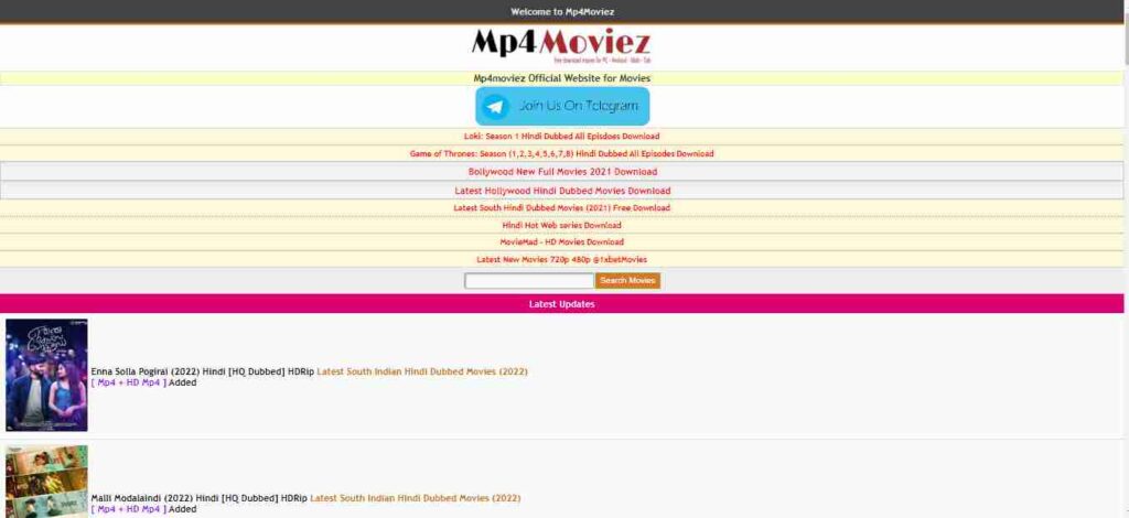 MP4moviez: Bollywood and Hollywood Full movie Download in Dual Audio 480p, 720p, 1080p