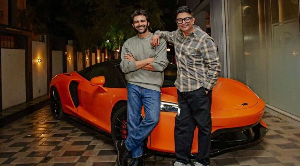kartik aaryan and Bhushan Kumar